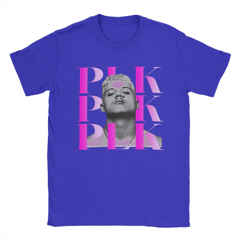 Rapper Plk Face T Shirt for Unisex 100 Cotton Funny TShirt Crewneck Tee Shirt Short Sleeve Clothing Plus Size