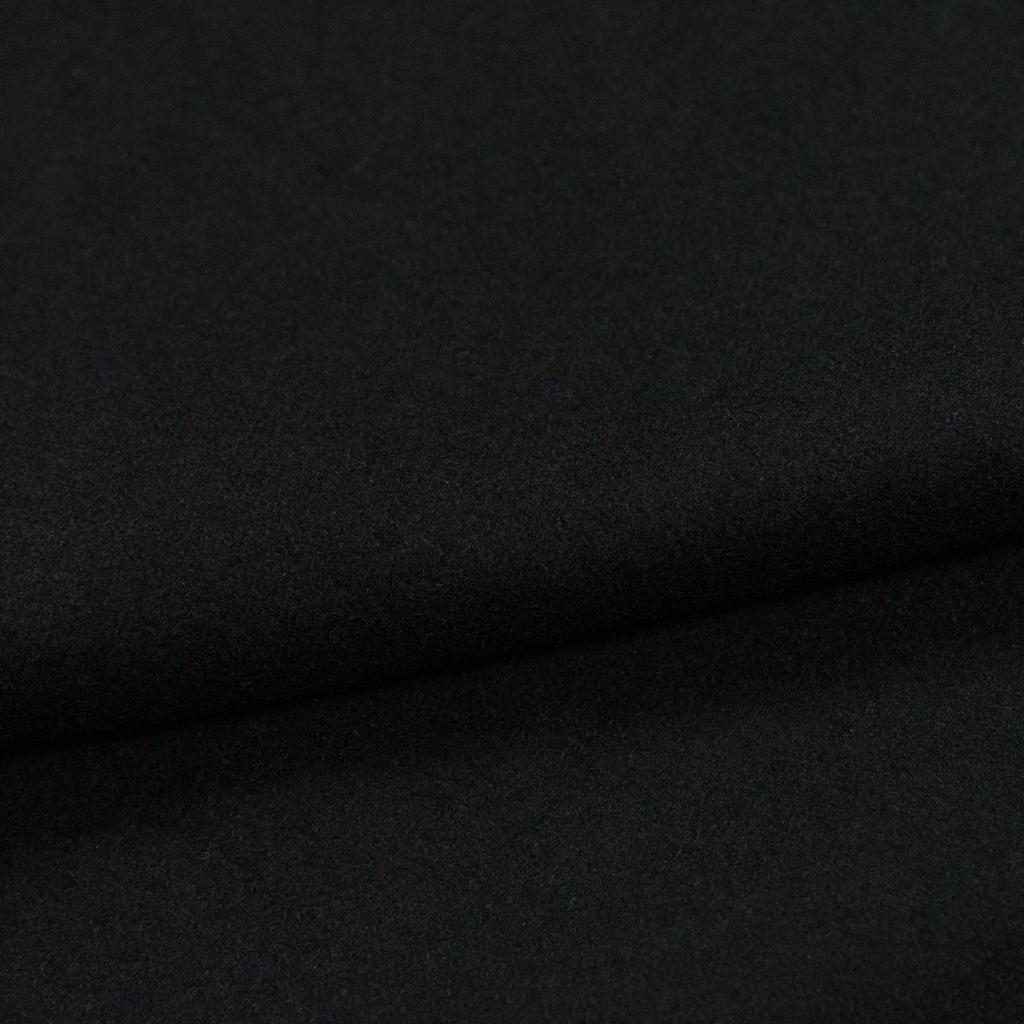 Japanese style coat with square kimono wool [KYOETSU] [Kyoetsu] sleeves, coat, blend, men's (L, black)