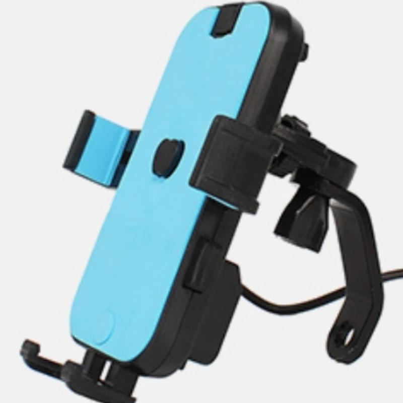 Cykeltelefonhållare 360° vy Universell cykeltelefonhållare för 4,7-7 tums mobiltelefonstativ Stötsäker fäste GPS-klämma