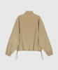 SIGREAT Suede Touch Half-Zip Anorak_Beige