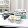 Compact Iron Lockable Storage Box For Toys Cosmetics Home Gift Organization