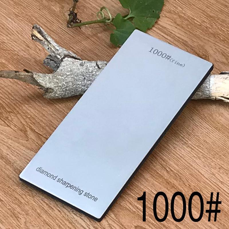 Knife Sharpener Sharpening Stone Diamond Grindstone with Bamboo Base Non-slip Base Diamond Slate Daily Sharpening Cutting Edge