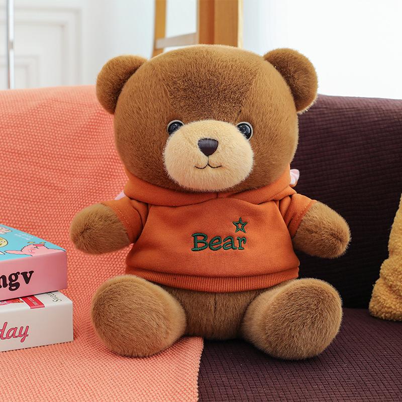 Casual Sweatshirt Bear Doll Teddy Bear Doll Plush Toy Girl Birthday Gift Video Game City Redemption Doll