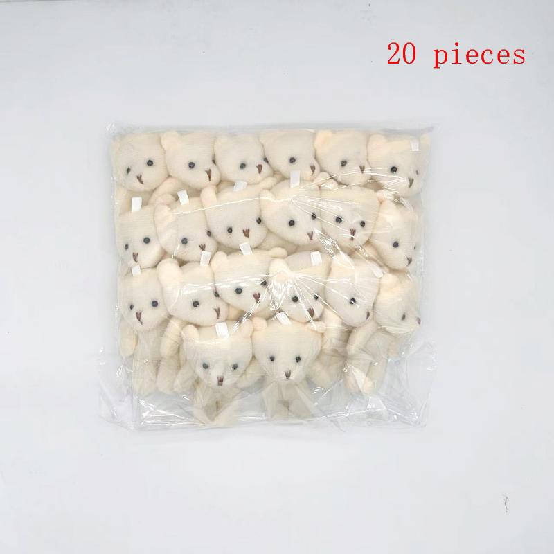 10/12/18/20Pcs Birthday Wedding Party Favors Supplies DIY Accessory Mini Cute Cartoon Plush Bear Girl Gift Doll Toys