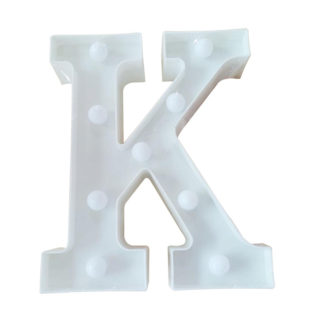 Luminous 26 English Alphabet Light Night Lamp Wedding Party Room Letter Decor