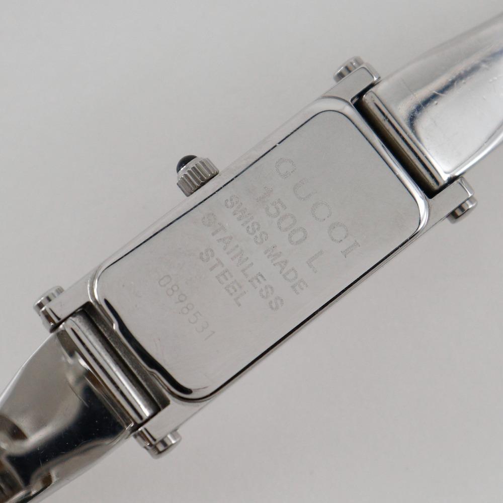 Gucci Watches 1500L pinkDial Stainless Steel Quartz Analog Display Women Used