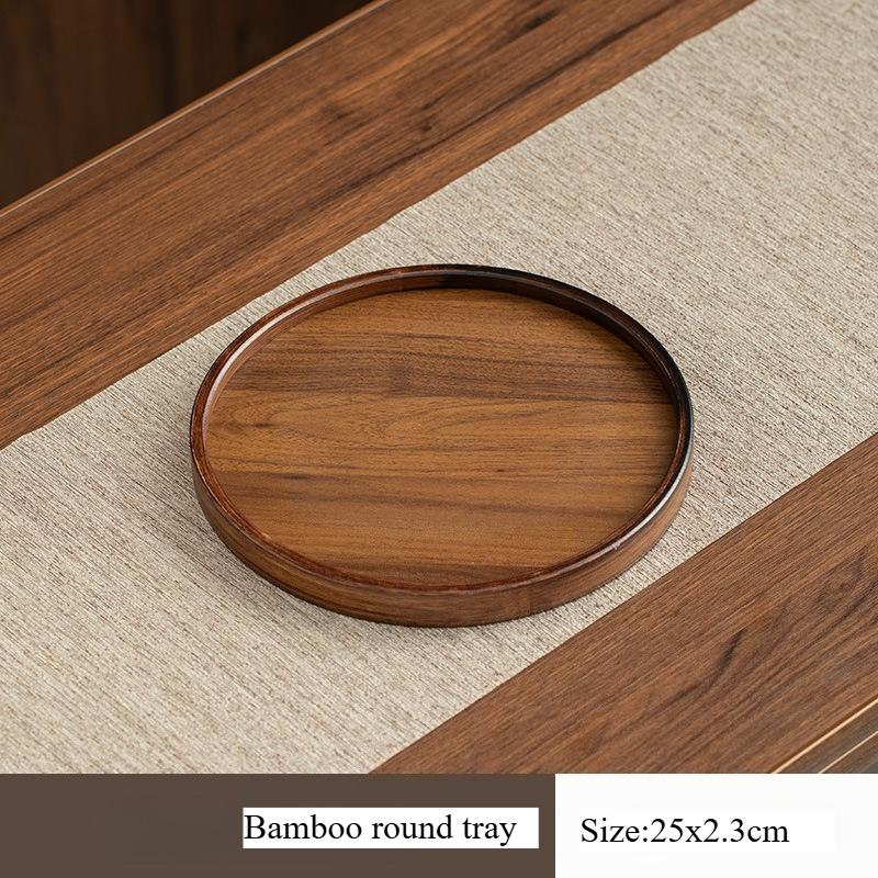 

Bamboo tea tray, minimalist tea set/mat, dry brewing platform, tea mat, bamboo tray travel set