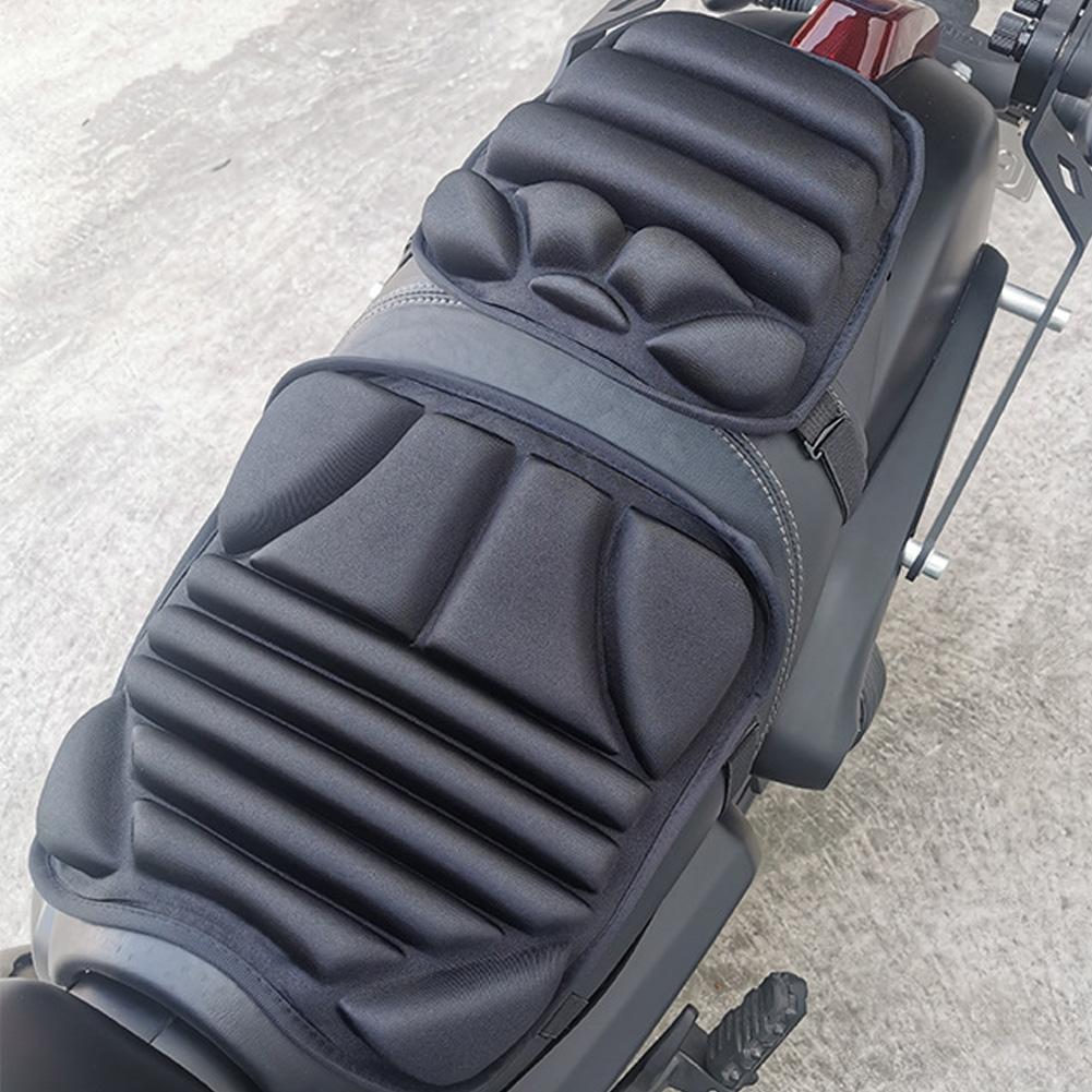 2 Pcs Motorcycle Seat Pad Motorcycle Pad Gel Cushion Seat Breathable Universal Shock-Absorbing Seat Cover For Advancers Mountain