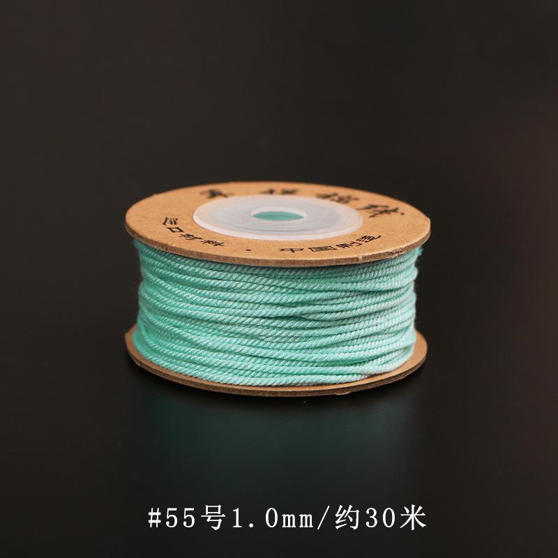 Filo di Cotone Tibetano Strofinato a Mano, Braccialetti Intrecciati a Mano, Stelle Luna, Perle Bodhi Buddha, Nappe, E Fili da Gioco