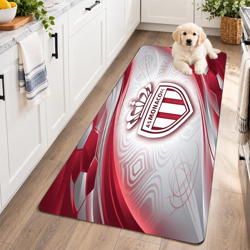Flannel Kitchen Mat Monaco FC Soft Area Rug Non Slip Floor Carpet Home Decoration