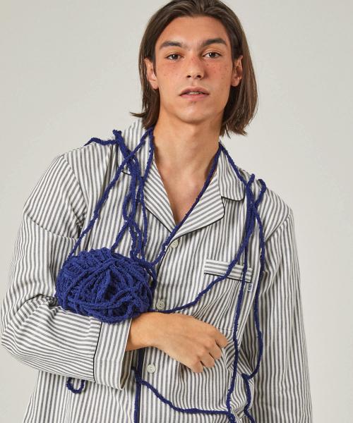 

[Sleepy cat] Men s Warm Hug Twill Stripe Pajamas 2C [Shipped from Korea] 100% Authentic Dusty Pink