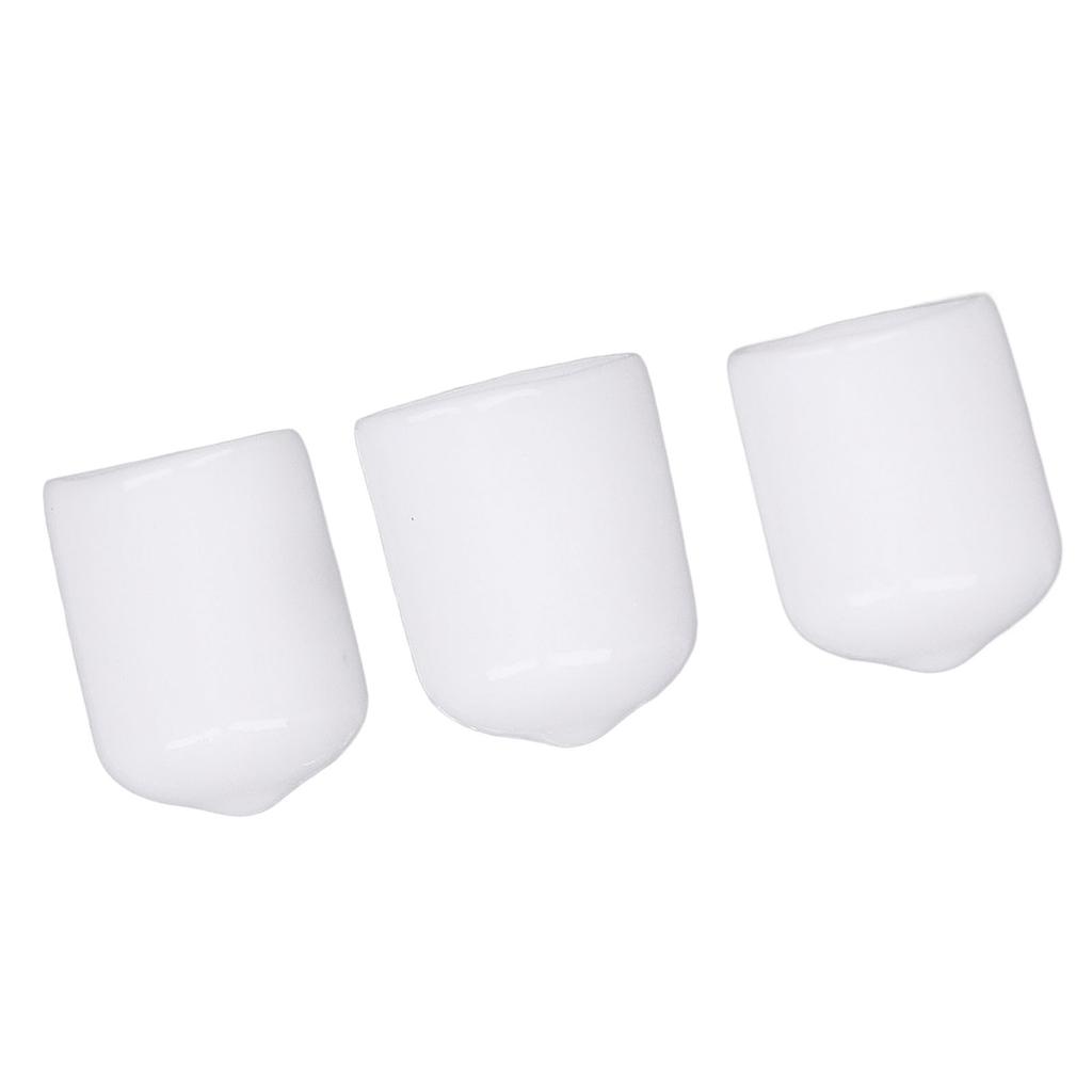 100PCS Screw End     White PVC Anti Aging Flexible Flame Retardant End Cover for