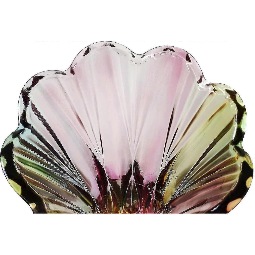 Flower Vase Phoenix Tail Shape Thickened Crystal Glass For Home Decor, Wedding Or Giftsize25cm Less