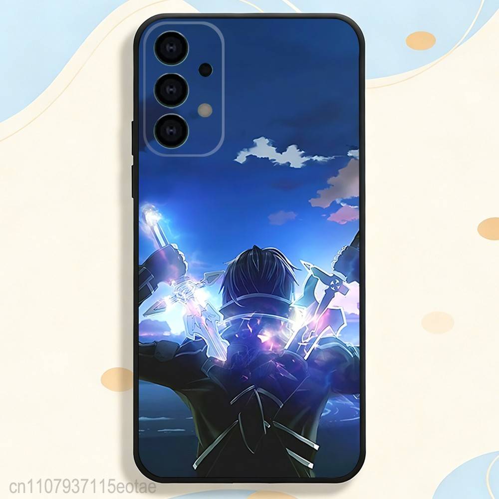 S-Sword Art Online SAO Kirigaya Phone Case Silicone Soft For Samsung S26,S25,S24,S21,S22,S23,S30,Ultra,S20,Plus,Fe,Lite