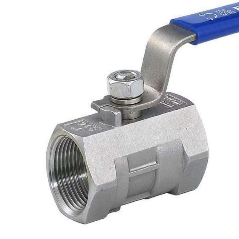 Jundingying 304 Stainless Steel One-Piece Threaded Ball Valve