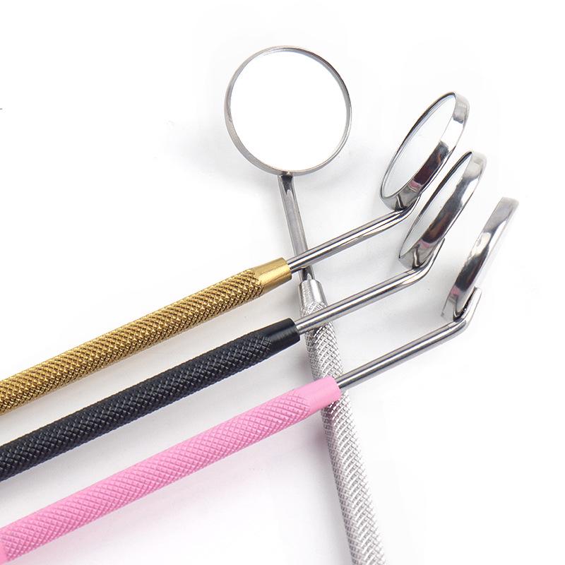 Tand- och sminkinspektionsspegel i rostfritt stål