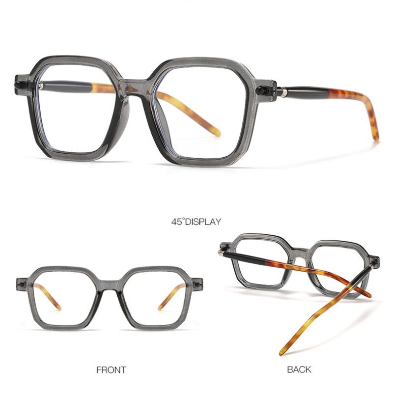 Stylish Square-frame Sunglasses for Men and Women, Casual Blue Light Blocking Glasses, Versatile Sun Protection Sunglasses