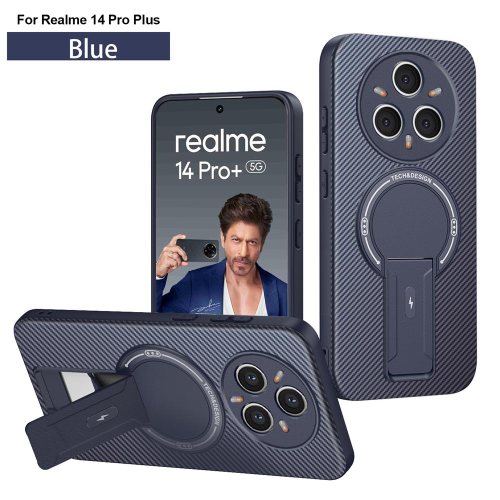 

Броня Противоударный Для Magsafe Беспроводная Зарядка Магнитный Кронштейн Подставка Чехол для Телефона Для OPPO Realme 14 Pro 5G Pro+ Plus Задняя Крышка Realme 14 Pro Plus