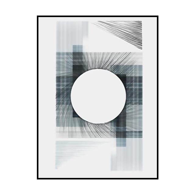 Decor de perete abstract alb-negru Mural în stil nordic minimalist Poster Pictură pe pânză pentru decorarea modernă a pridvorului acasă