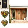 Stylish Resin Heart Pendant Beautiful Colorful Honeycomb Hanging Ornament Decor For