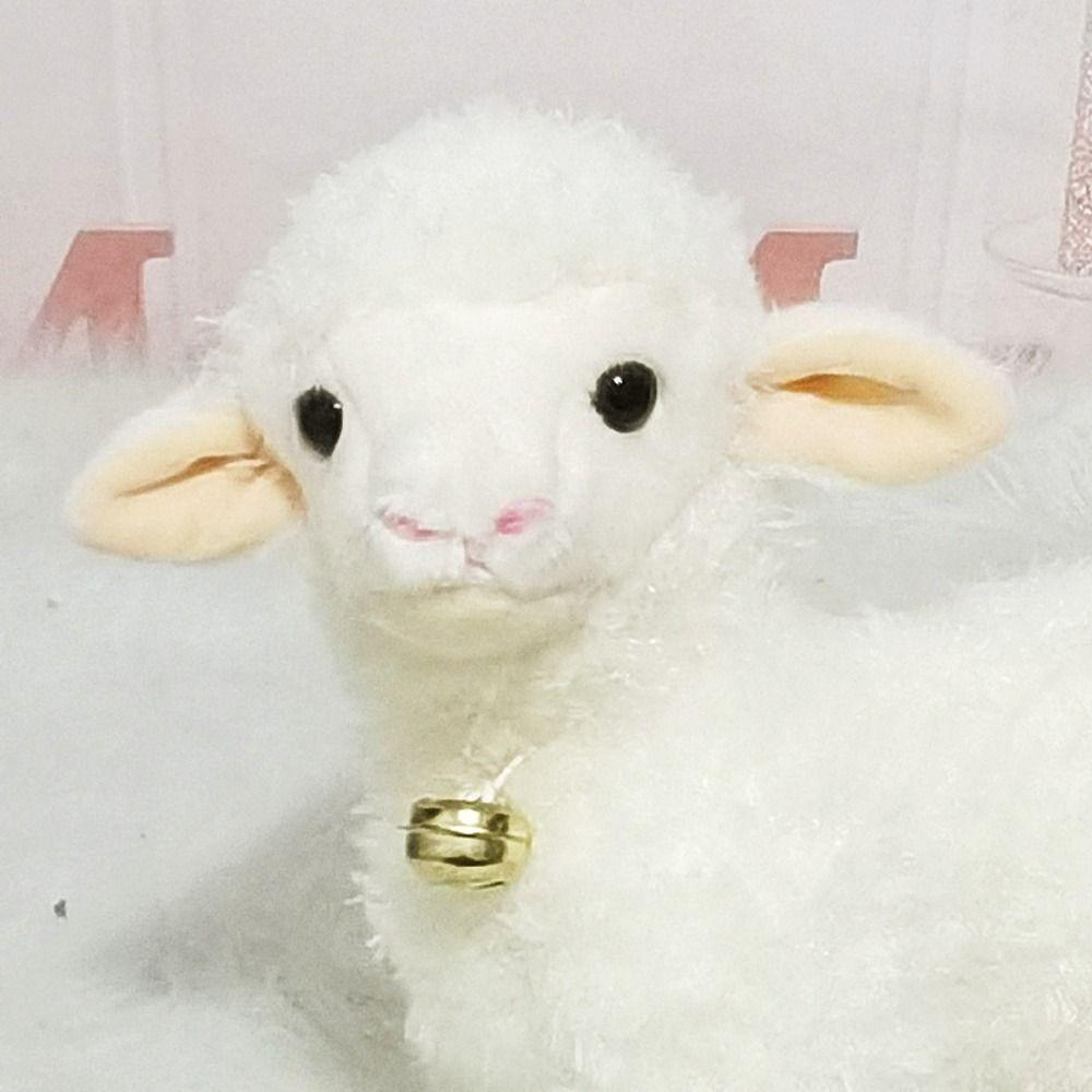 25/30cm Big Ears Sheep Plush Toys PP Cotton Baby Sheep Keychain  Valentine's Day Gifts