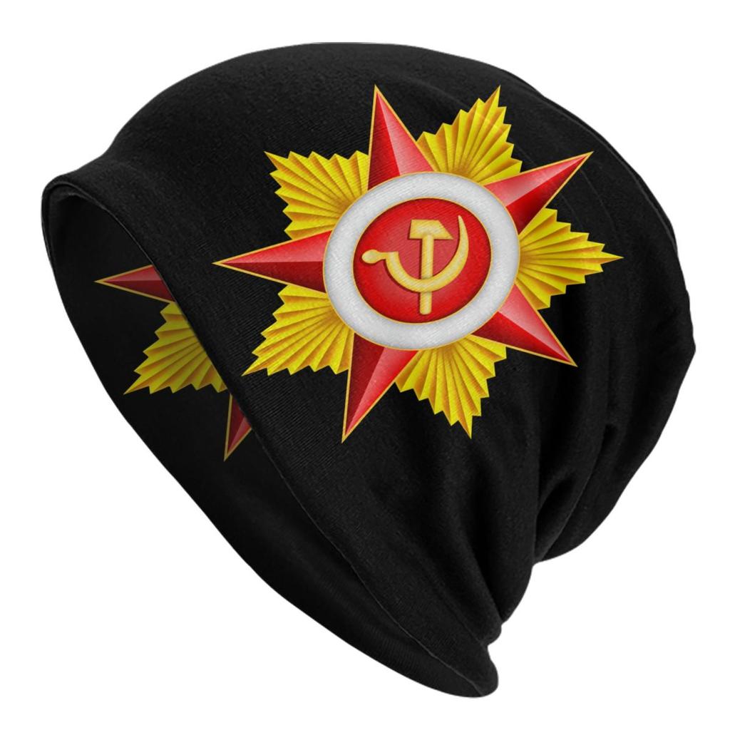 Allied Nations Joseph Stalin Skullies Beanies Caps  Unisex Winter Warm Knitted Hat Adult USSR Communist Russia Bonnet Hats