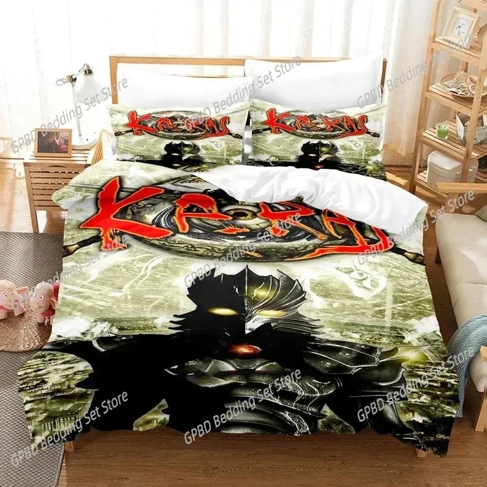 Luxury New 3D Print Anime KARAS Bedding Set Duvet Cover Bed Set Quilt Cover Pillowcase King Queen Size Boys Adult Bedding Set