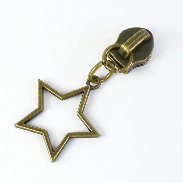 Meetee 5-20 Szt. 5# Suwak do Zamka Błyskawicznego na Zamki Nylonowe Stop Cynku Główka Zamka Dekoracja Brązowy Ciągnik Zamka Błyskawicznego Akcesoria do Szycia Kurtki Płaszcza