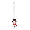 Snowman Leather Santa Claus Keychain Cartoon Pu Bag Pendant Xmas Key Ring  Holiday Present