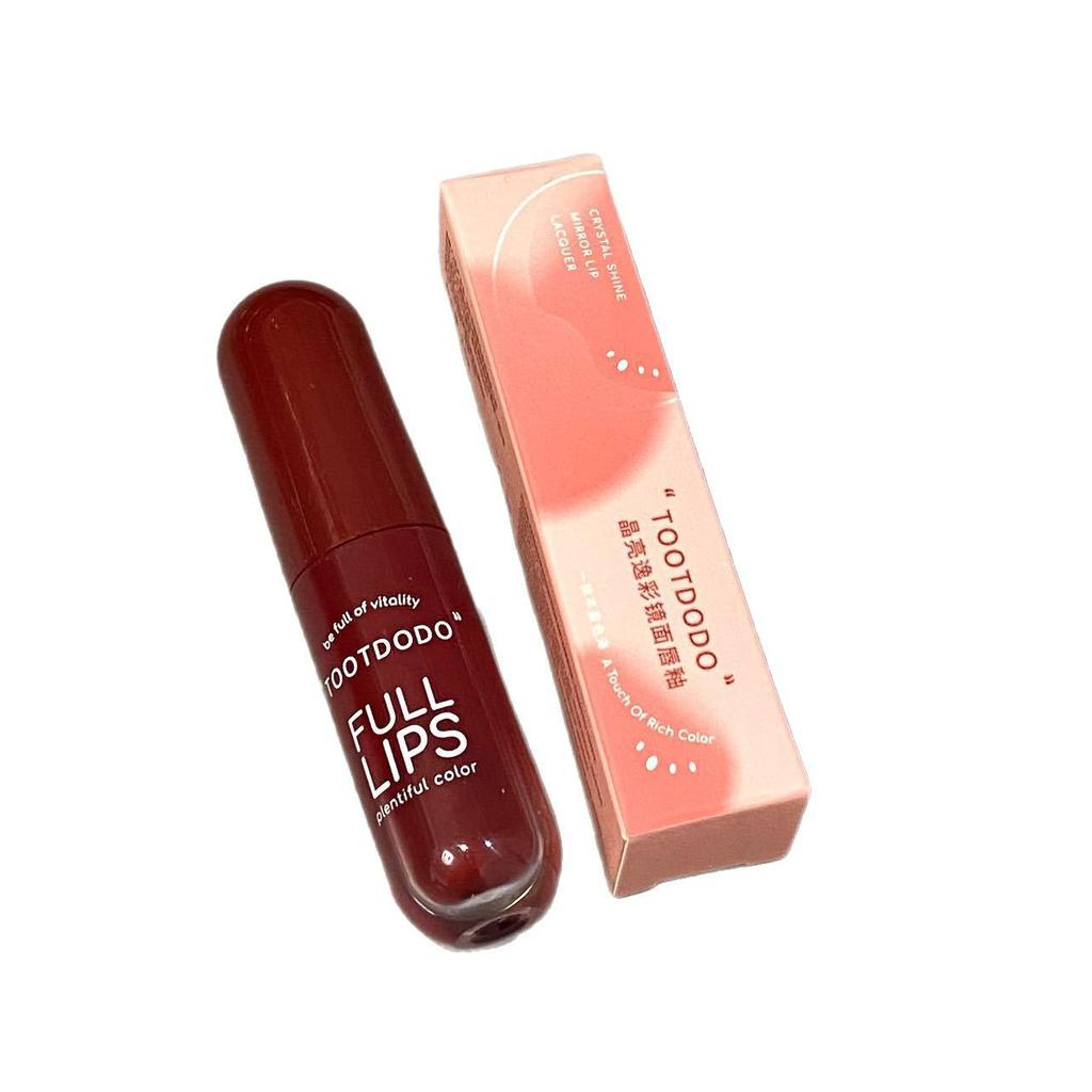 Toot Dodo Crystal Bright Mirror Lip Glaze: Moisturizing, Radiant, Youthful Lip Color for Spring/Summer