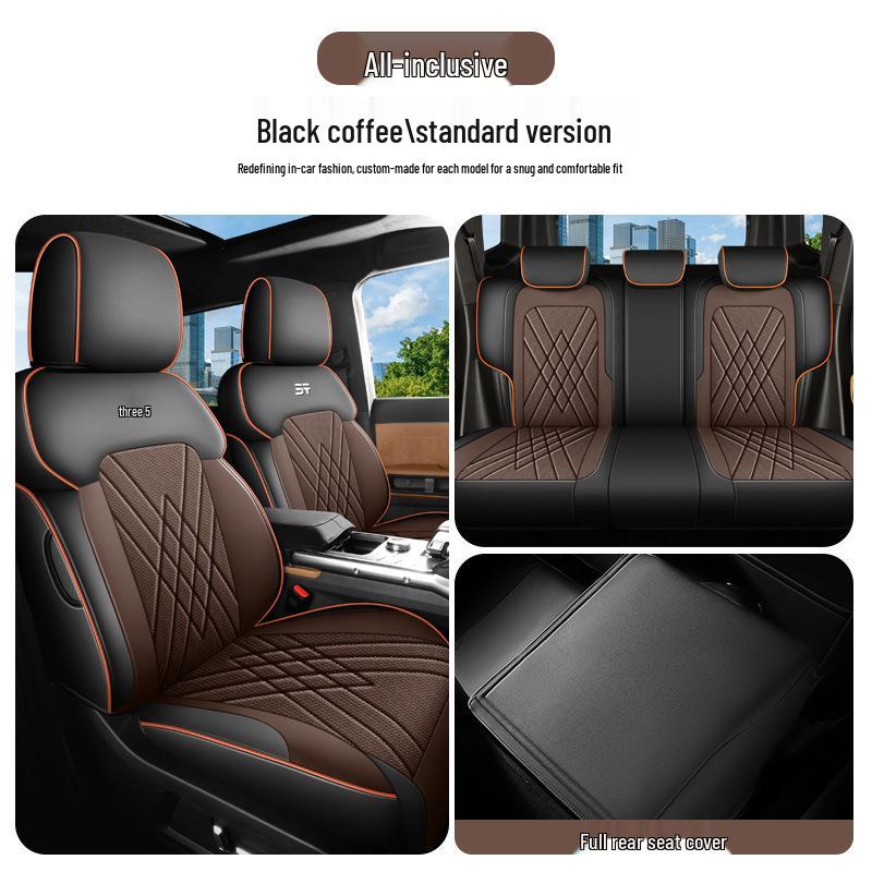 Jetour Shanhai T2 Full Leather Car Seat Cushion - Universal, All-Season Model