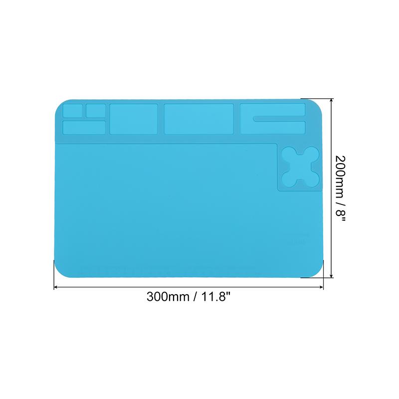 

Soldering Mat Repair Pad Insulation Heat Resistant 932°F Soldering Station Silicone Work Pad Desk Workbench Phone Repair Tool