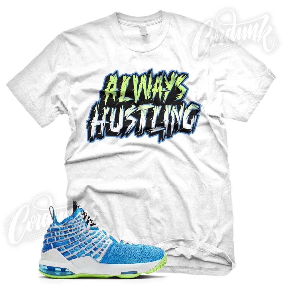 

ALWAYS HUSTLING Sneaker T Shirt for Lebron 17 GS Photo Blue Sprite Promise 2XL