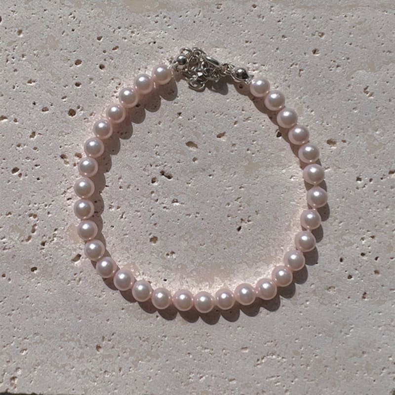 KIETIMOOR Pink Moor Pearl Bracelet (Silver925) Pink Moor Pearl Silver Bracelet