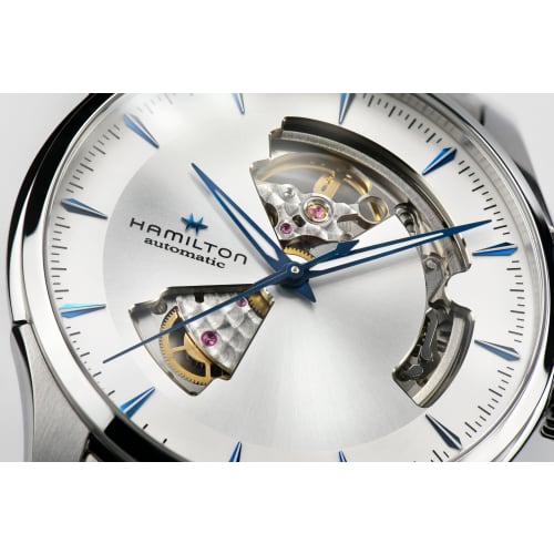 Hamilton Jazzmaster Open Heart Automatic Watch H32675150 Unisex [Official Import] with Official Warranty