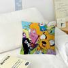 Cushion Cover Inches Farmhouse Decor Home Throw Pillow Covers for Anime A-Adventure Times Couch Decorations