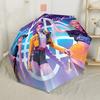 Demon Hunter Girls Party Outdoor Automatic Umbrella Sturdy 8-Rib Shaft Compact Design Durable Everyday Carry Umbrella Stylish Accessory