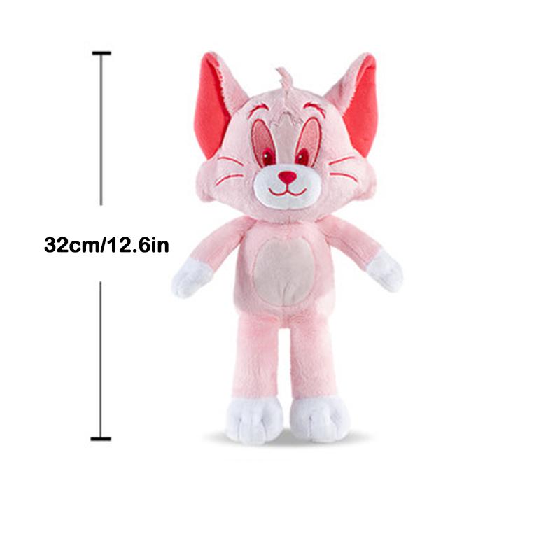 Anime Tom And Jerry Plush Toy Cartoon Movie Figures Cat Mouse Cute Plushies Stuffed Animal Doll Toys For Kids Gift
