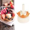 Easy Clean Bowl Cone Mold Non-Stick Ice Cream Cone Maker Portable Baking Mould Kit  Home Kitchen