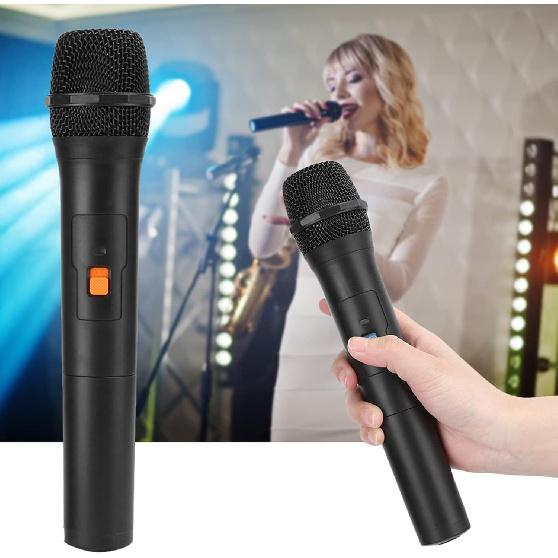 

Бездротові Мікрофони, Мікрофони Бездротові Мікрофони Для Караоке Мікрофон V16U Універсальний Мікрофон Мікрофон 2 в 1 VHF Універсальний USB Приймач Ручний