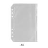 Transparent A5/A6/A7 Loose Leaf Page Pocket for Bill Bank Credit Cards Storage Notebook Decor Stickers Memo Pad Pocket