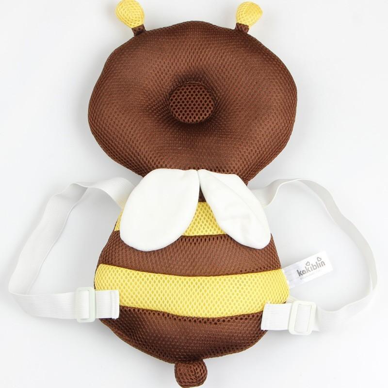 Cuscino Protezione Testa Gufo per Bambino con Cristalli Peluche Materiale Morbido per la Sicurezza del Neonato