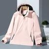Jacket Men's Spring and Autumn Men's Autumn and Winter Solid Color Jacket Outdoor Long Sleeve Hooded Sports Breathable Waterproof Windproof