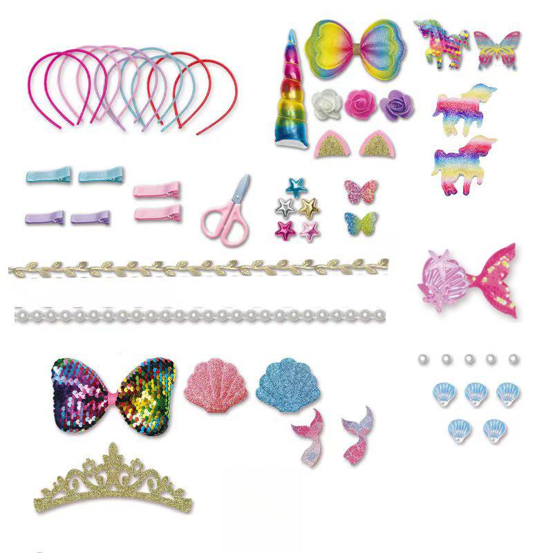 Diy Hairband Making Kit For Girls Build And Design Your Own Princess Dream Fantasy Party Props Toys Creative Birthday Gifts