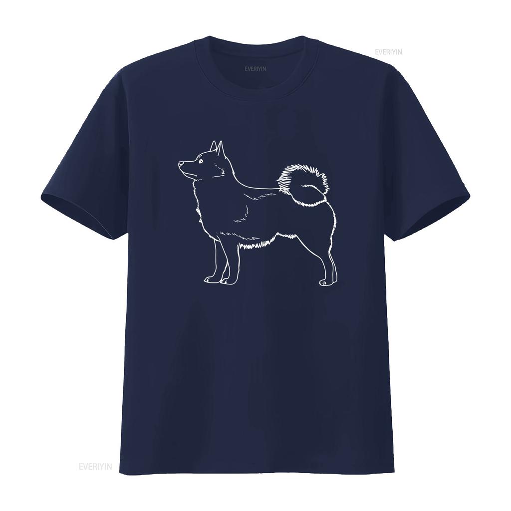 Schipperke Dog Cotton T Shirt Stylish Design for Lovers Vintage Washed Slightly Fashion Soft Casual Top For Everyday Wear