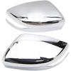 1 Par de Capas Cromadas para Espelhos Laterais Carcaça do Espelho Lateral do Motorista, Tampa do Espelho Lateral do Passageiro para Nissan Altima 2013-2018 com Seta
