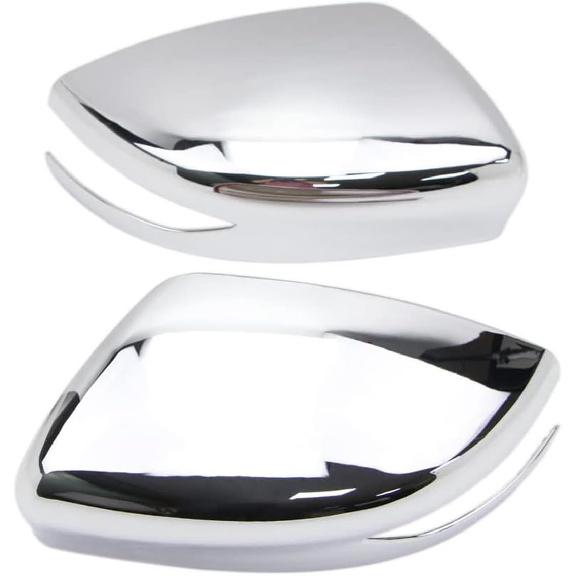1 Par de Capas Cromadas para Espelhos Laterais Carcaça do Espelho Lateral do Motorista, Tampa do Espelho Lateral do Passageiro para Nissan Altima 2013-2018 com Seta