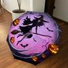 1PC Halloween Witch Umbrella-8-Rib Reinforced, Automatic Open, Lightweight & Durable, Cute Fashion Accessory for Outdoor-T176
