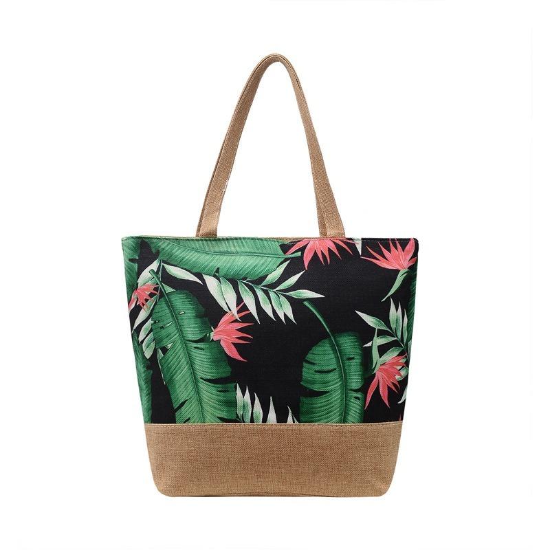 Summer Beach Holiday Shopping Handbag Travel Shoulder Print Pattern Unisex
