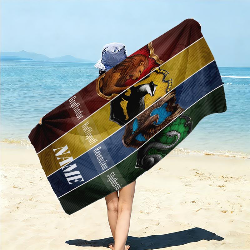 Personalized "End Saga" Beach Towel Microfiber Beach Towel Thin Absorbent for Beach Swimming Yoga Bath Sports. 0910368
